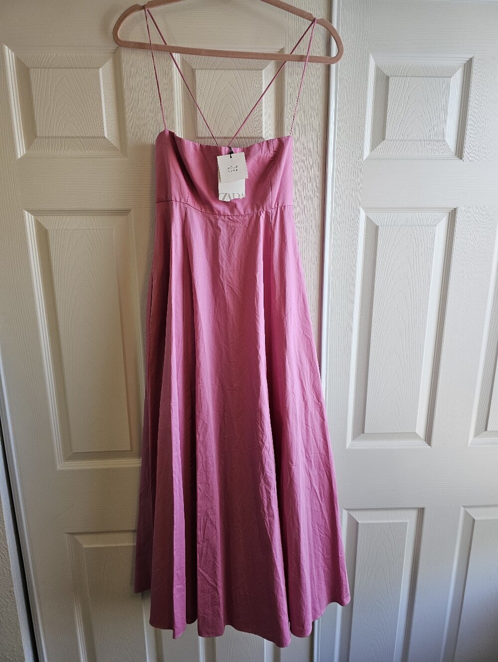 Zara Poplin Perfect Pink Dress